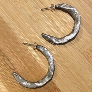 Antiqued Sterling Earrings